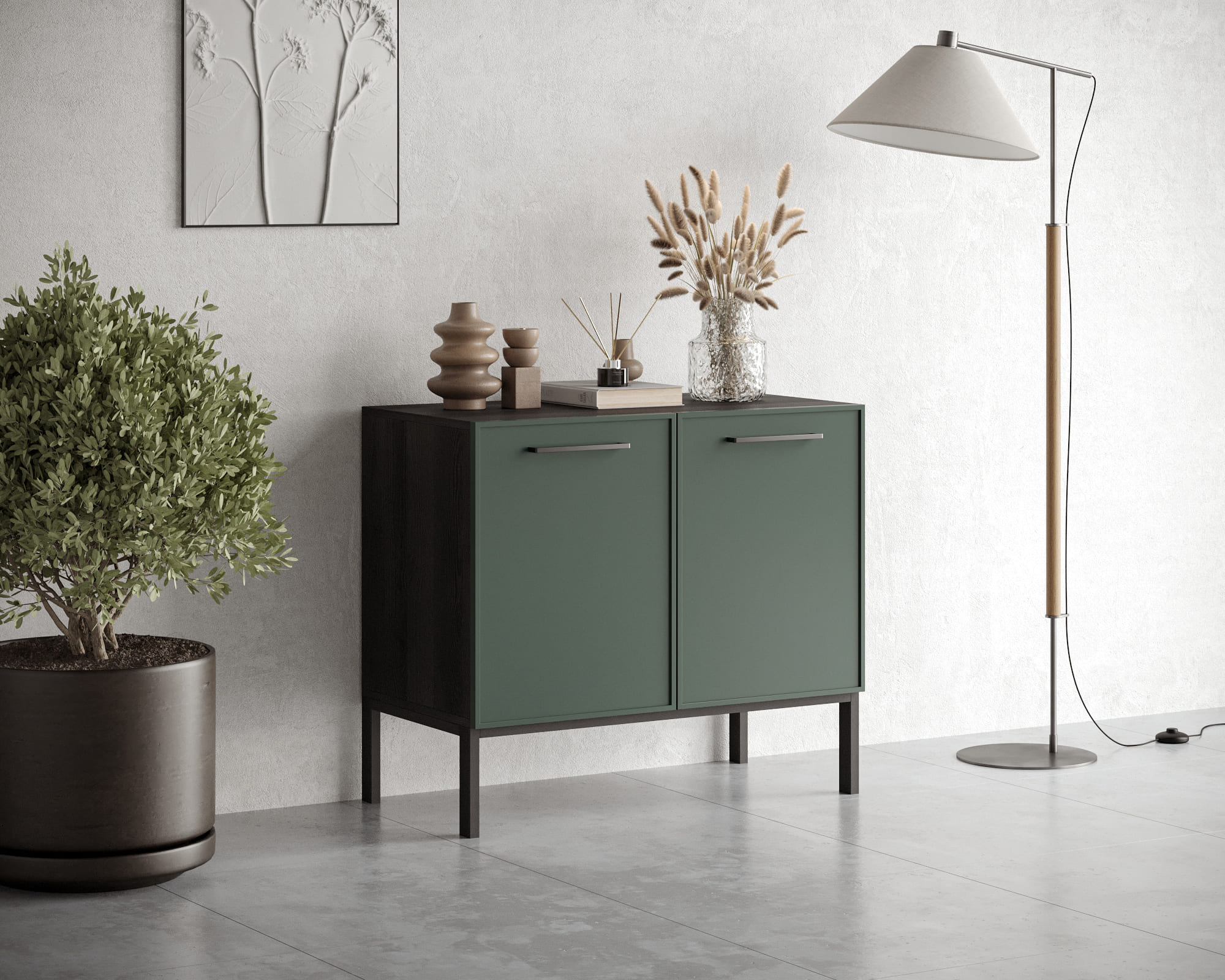 заказать Комод с двумя дверками "Nicole" арт NEM02G в Москве заказать Комод с двумя дверками "Nicole" арт NEM02G