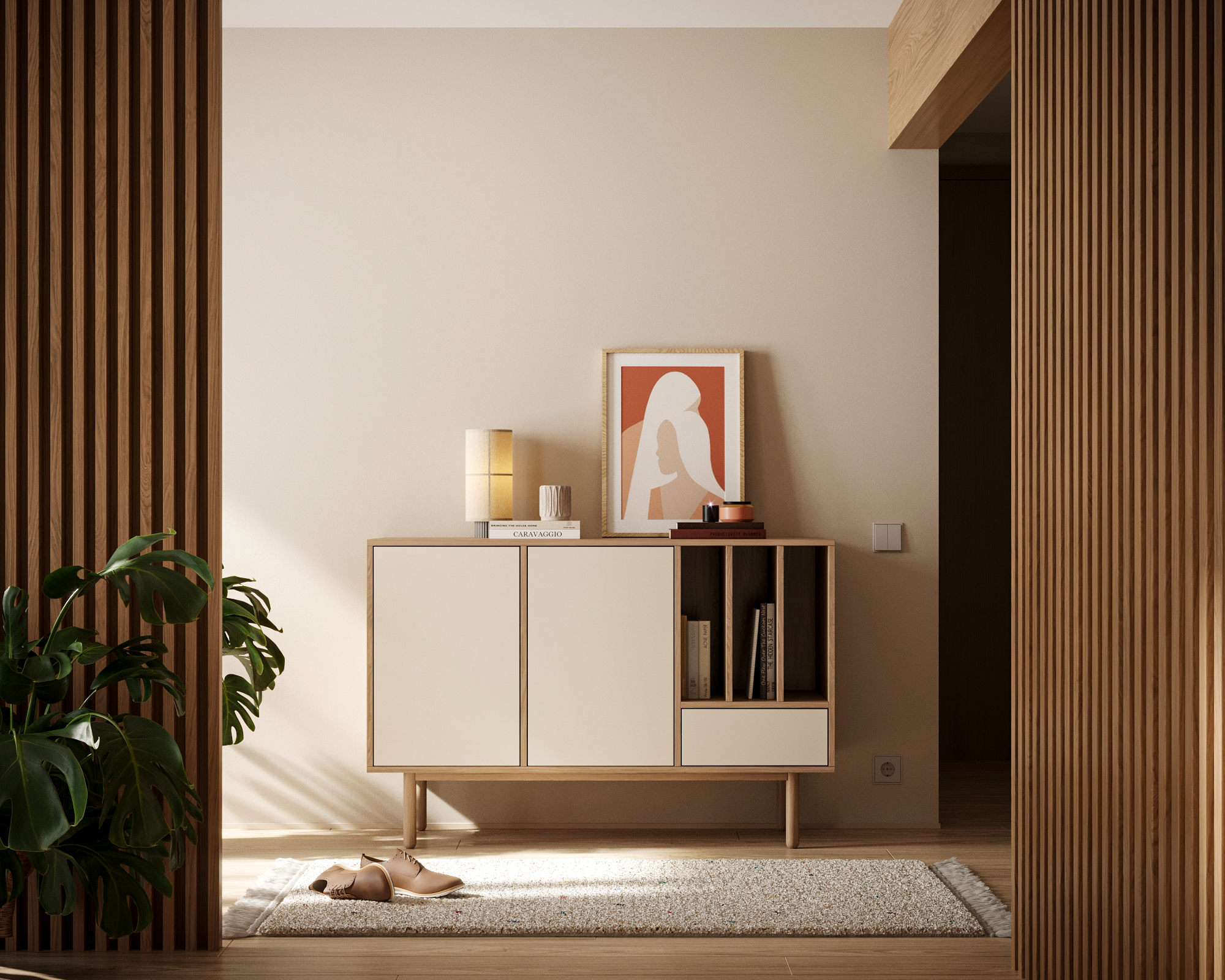 Комод с двумя дверками и ящиком "Alice" арт ALC02 в интернет-магазине