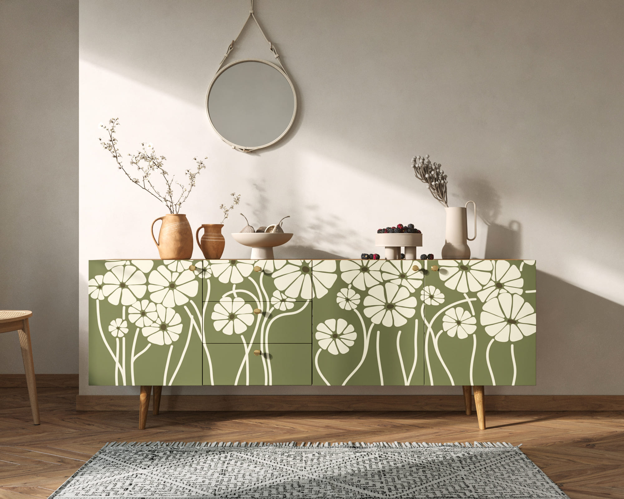 Комод "Berber" удлиненный арт BB11/Print_53 в интернет-магазине