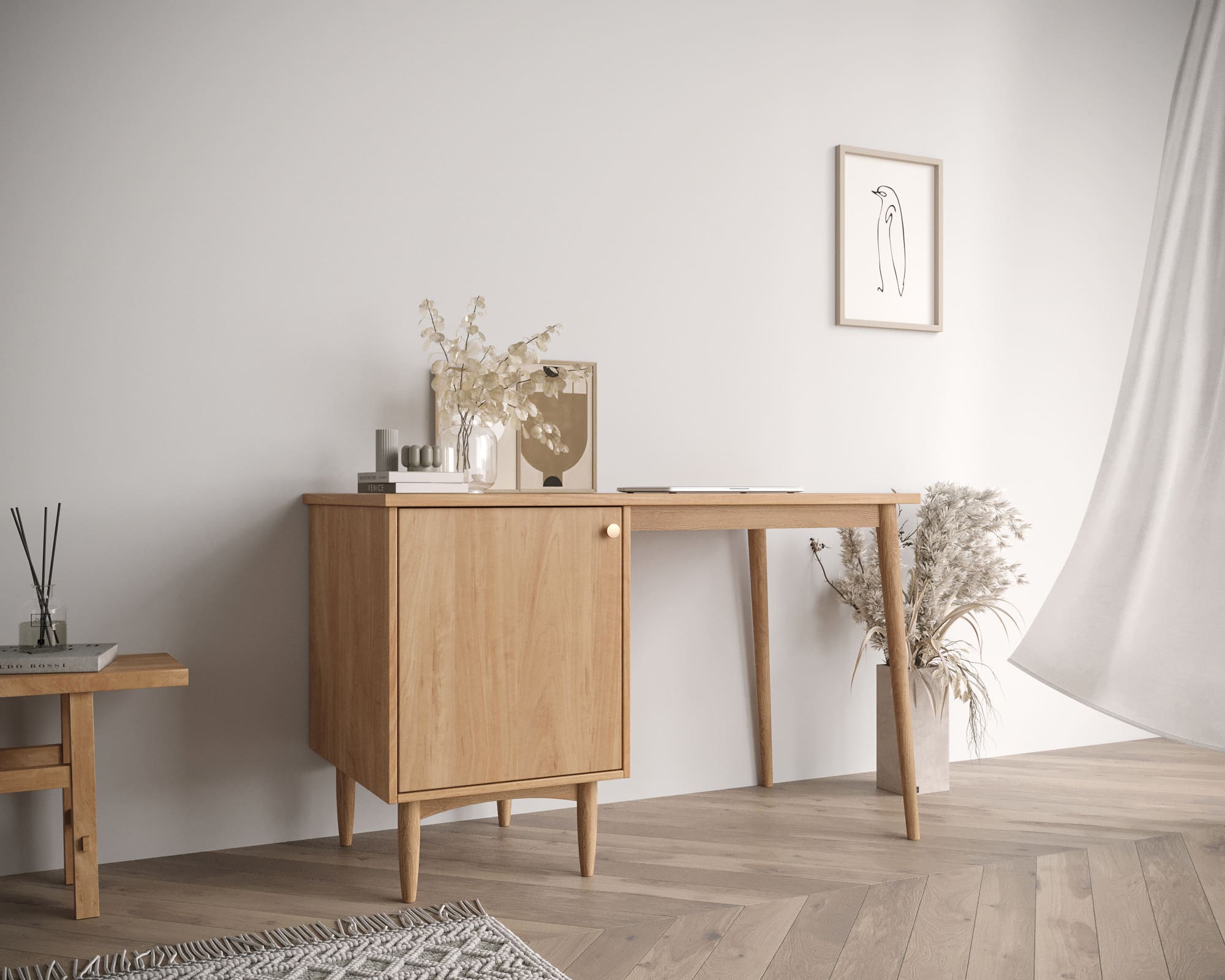 заказать Стол рабочий Bubble Solid с левой тумбой арт BBL09S в Москве заказать Стол рабочий Bubble Solid с левой тумбой арт BBL09S