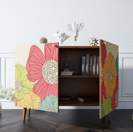 купить Комод "Berber" две дверки 5 принт арт BB04/Print_05