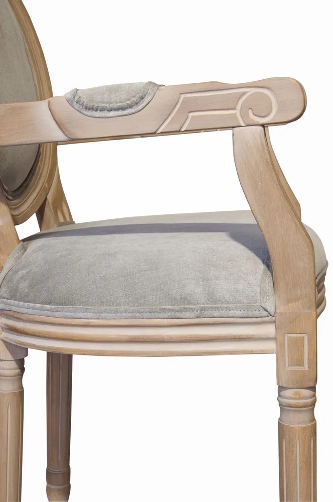 Мягкий стул с подлокотниками Volker Arm Grey в интернет-магазине