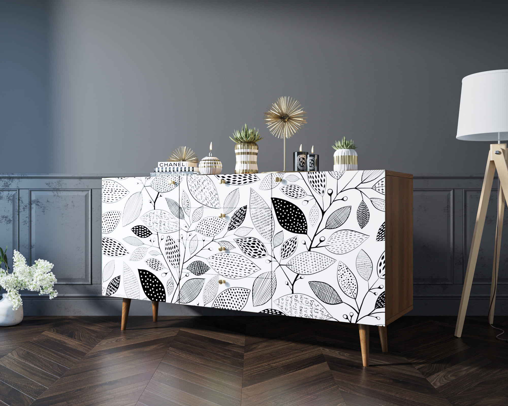 фото Комод "Berber" с ящиками 9 принт арт BB14/Print_09 в Москве фото Комод "Berber" с ящиками 9 принт арт BB14/Print_09