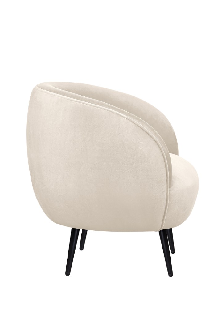 заказать Мягкое кресло Benee Beige на черных ножках
