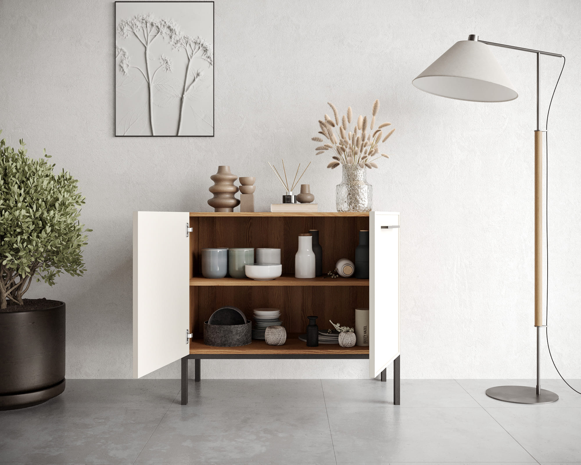 купить Комод с двумя дверками "Nicole" арт NEM02