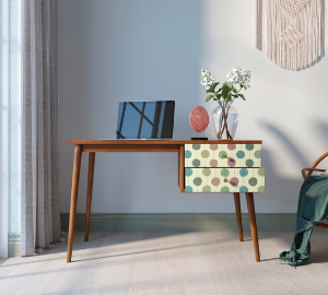 купить Стол рабочий "Berber" принт 24 с одной тумбой арт BB20/Print_24 в Москве купить Стол рабочий "Berber" принт 24 с одной тумбой арт BB20/Print_24