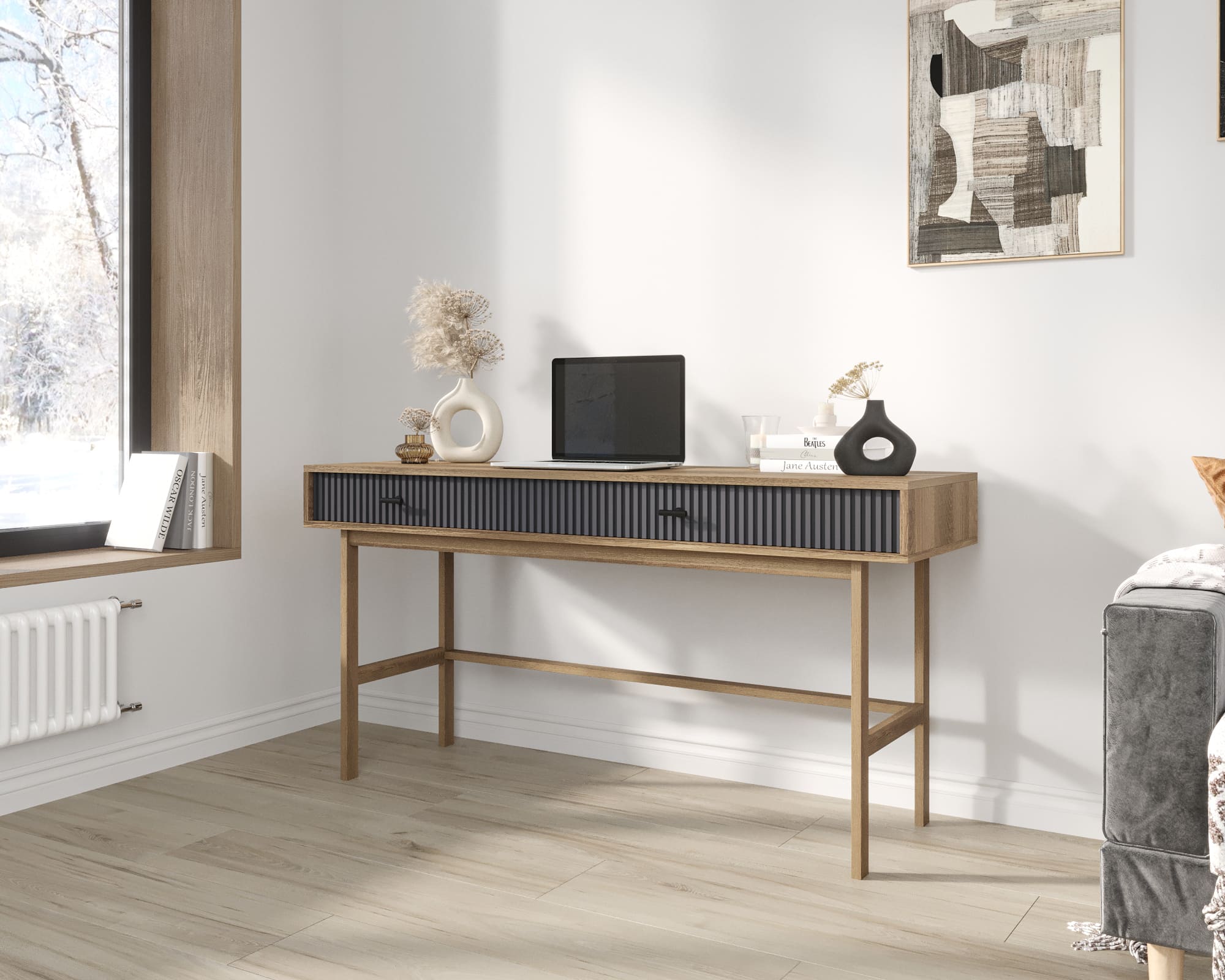 заказать Консоль с двумя ящиками "Emerson" арт EM22/7024/L