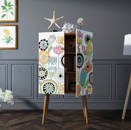 купить Комод на высоких ножках "Berber" арт BB09/Print_03 в Москве купить Комод на высоких ножках "Berber" арт BB09/Print_03