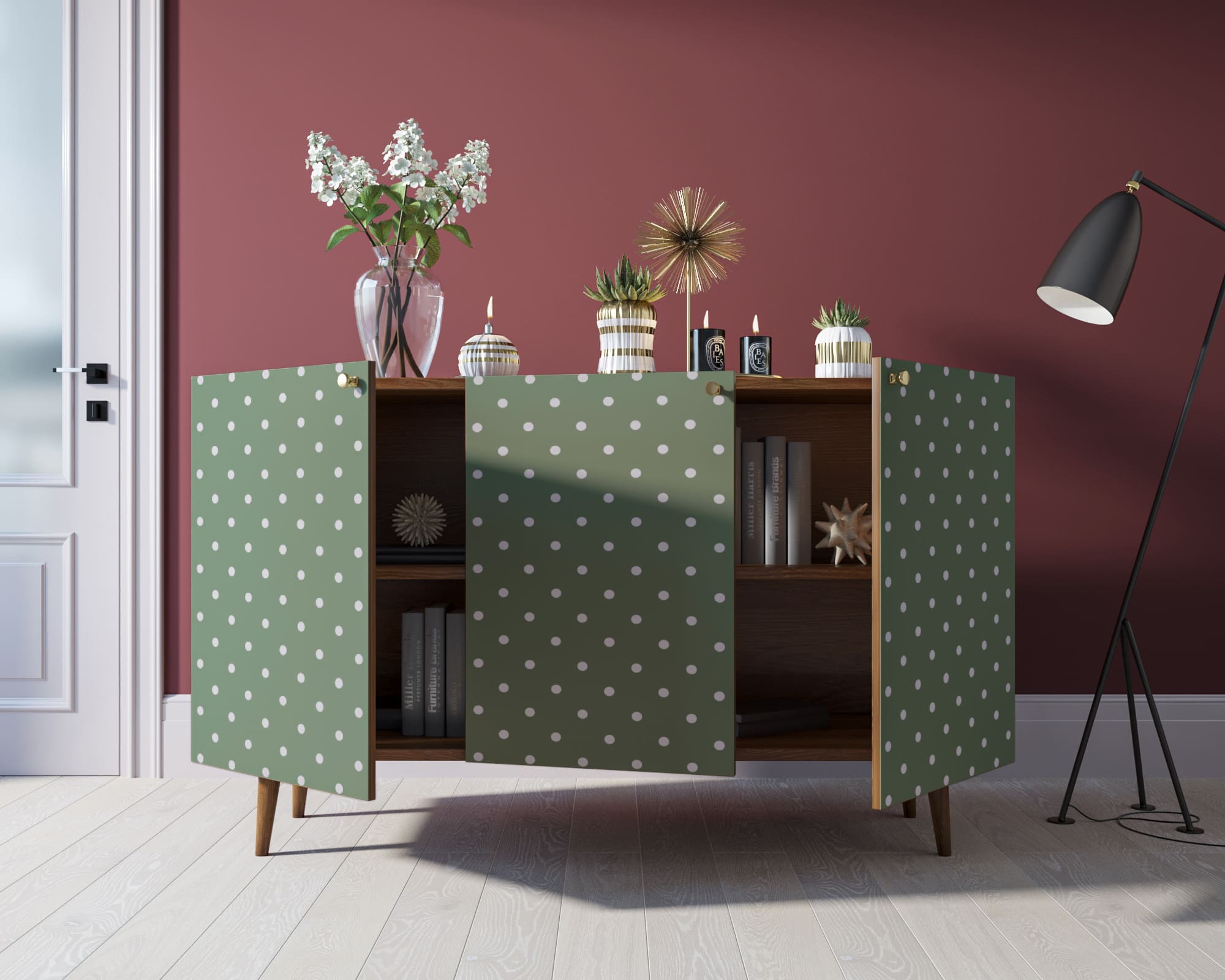 Комод "Berber" три дверки 12 принт арт BB01/Print_12 в интернет-магазине в Москве Комод "Berber" три дверки 12 принт арт BB01/Print_12 в интернет-магазине