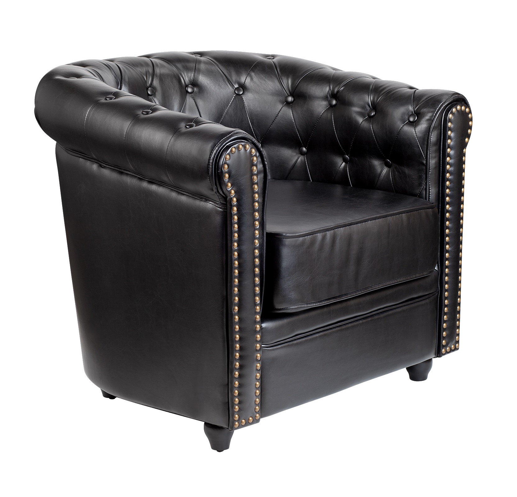 купить Кожаное кресло Karo Black V2