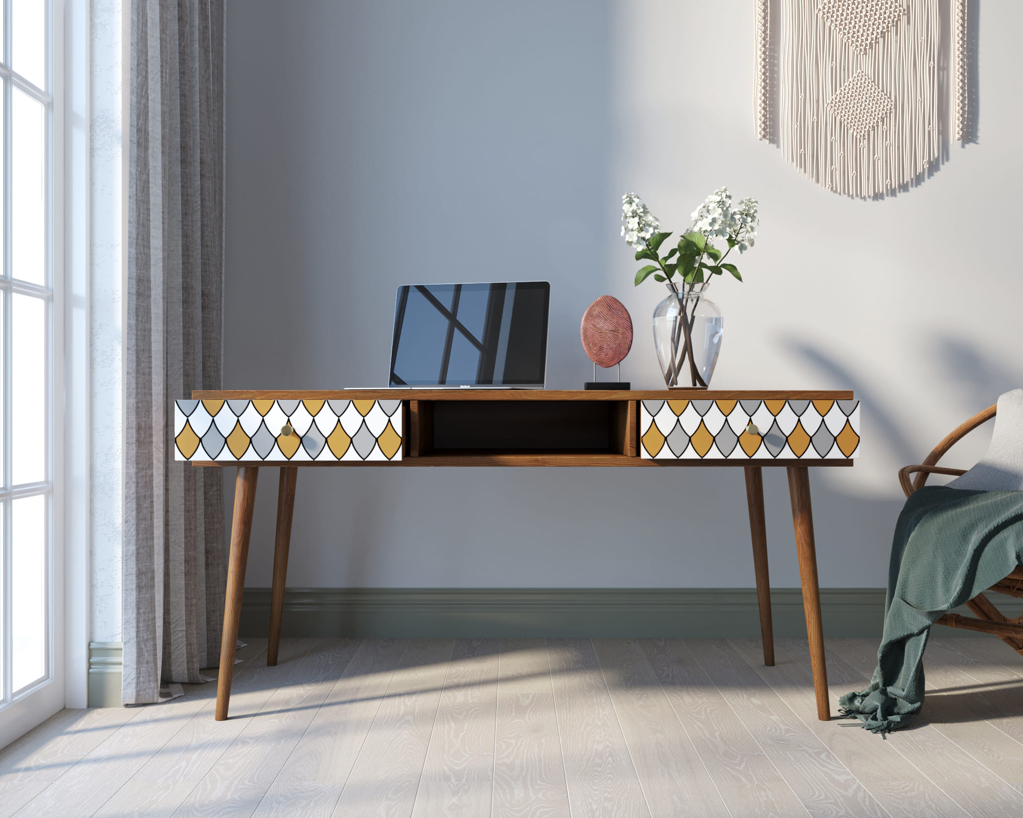 Стол рабочий "Berber" принт 22 арт BB18/Print_22 в интернет-магазине в Москве Стол рабочий "Berber" принт 22 арт BB18/Print_22 в интернет-магазине