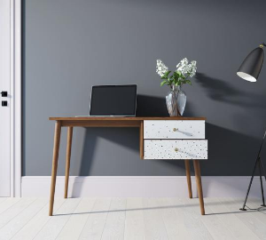 купить Стол рабочий "Berber" принт 15 с одной тумбой арт BB20/Print_15