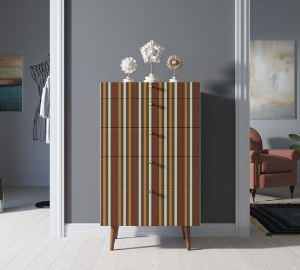 Комод высокий "Berber" принт 20 арт BB10/Print_20