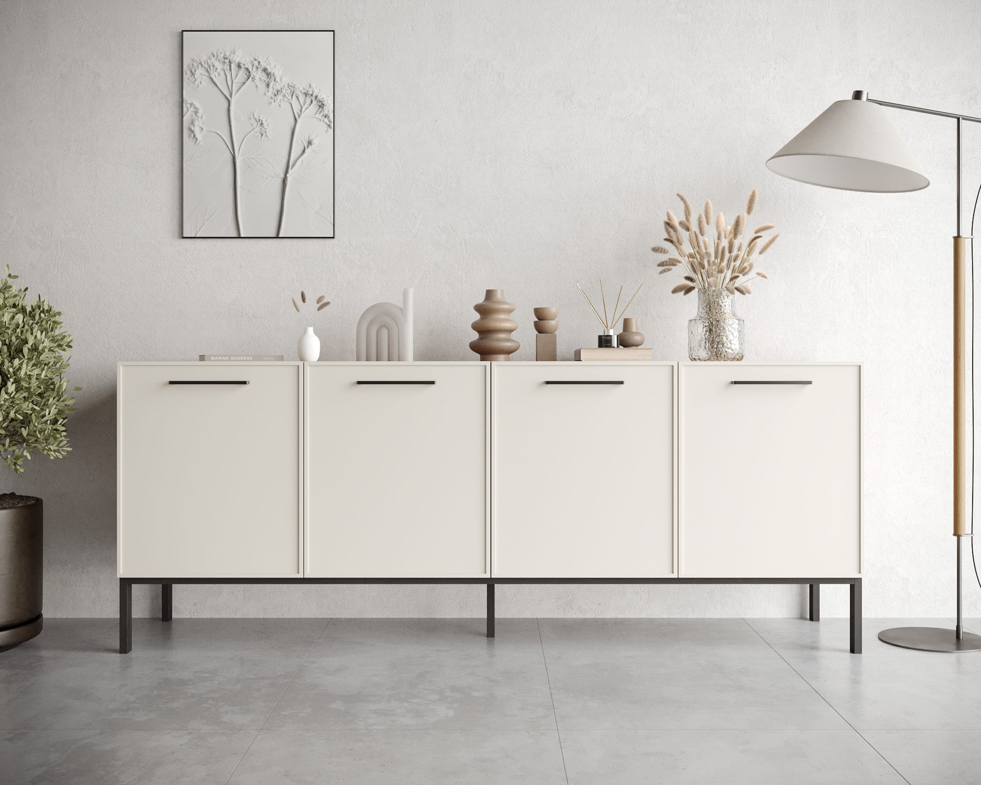 Комод с четырьмя дверками "Nicole" арт NEM01 в интернет-магазине в Москве Комод с четырьмя дверками "Nicole" арт NEM01 в интернет-магазине