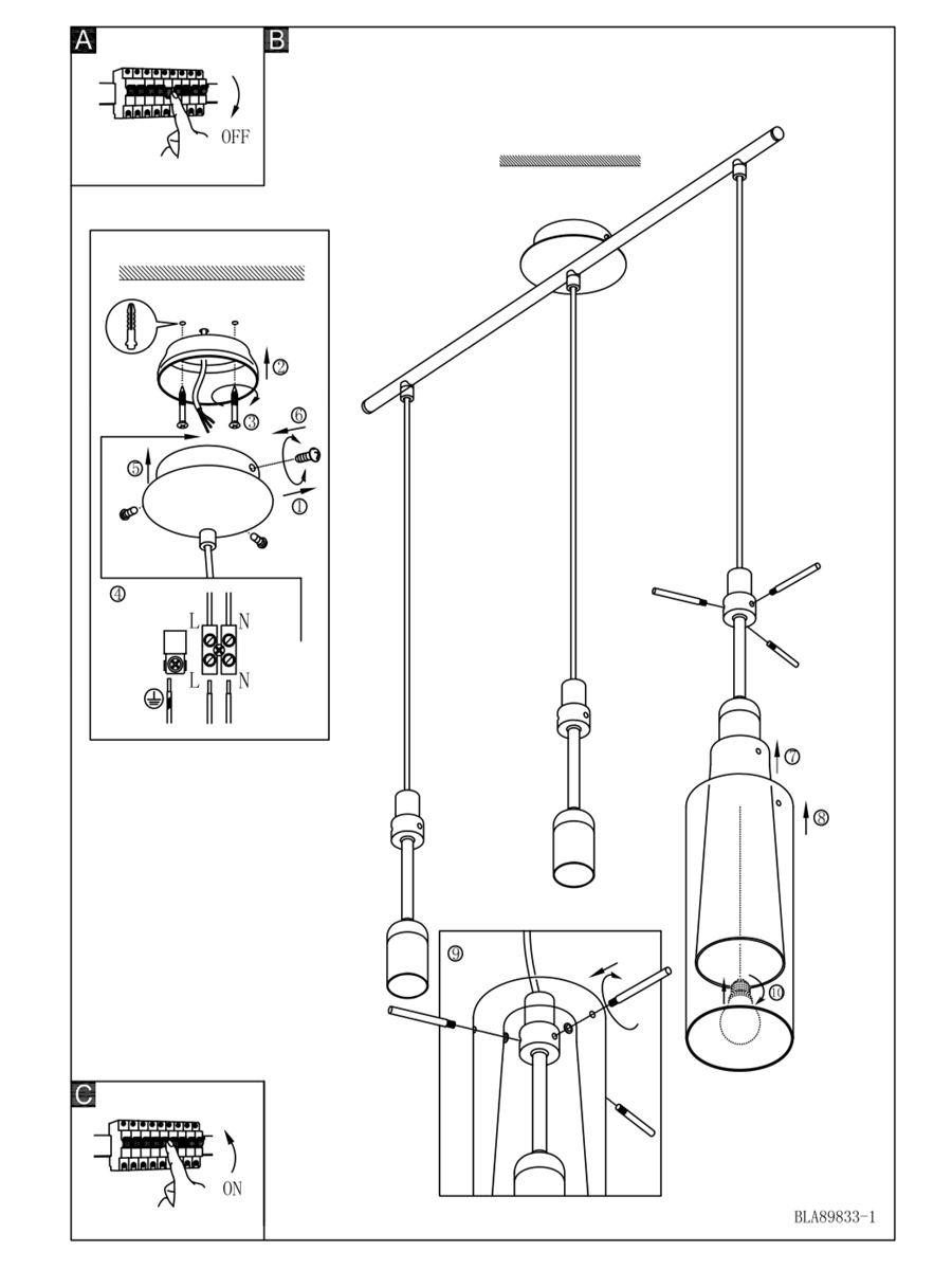 купить Подвесной потолочный светильник (люстра) PINTO 89833 в Москве купить Подвесной потолочный светильник (люстра) PINTO 89833