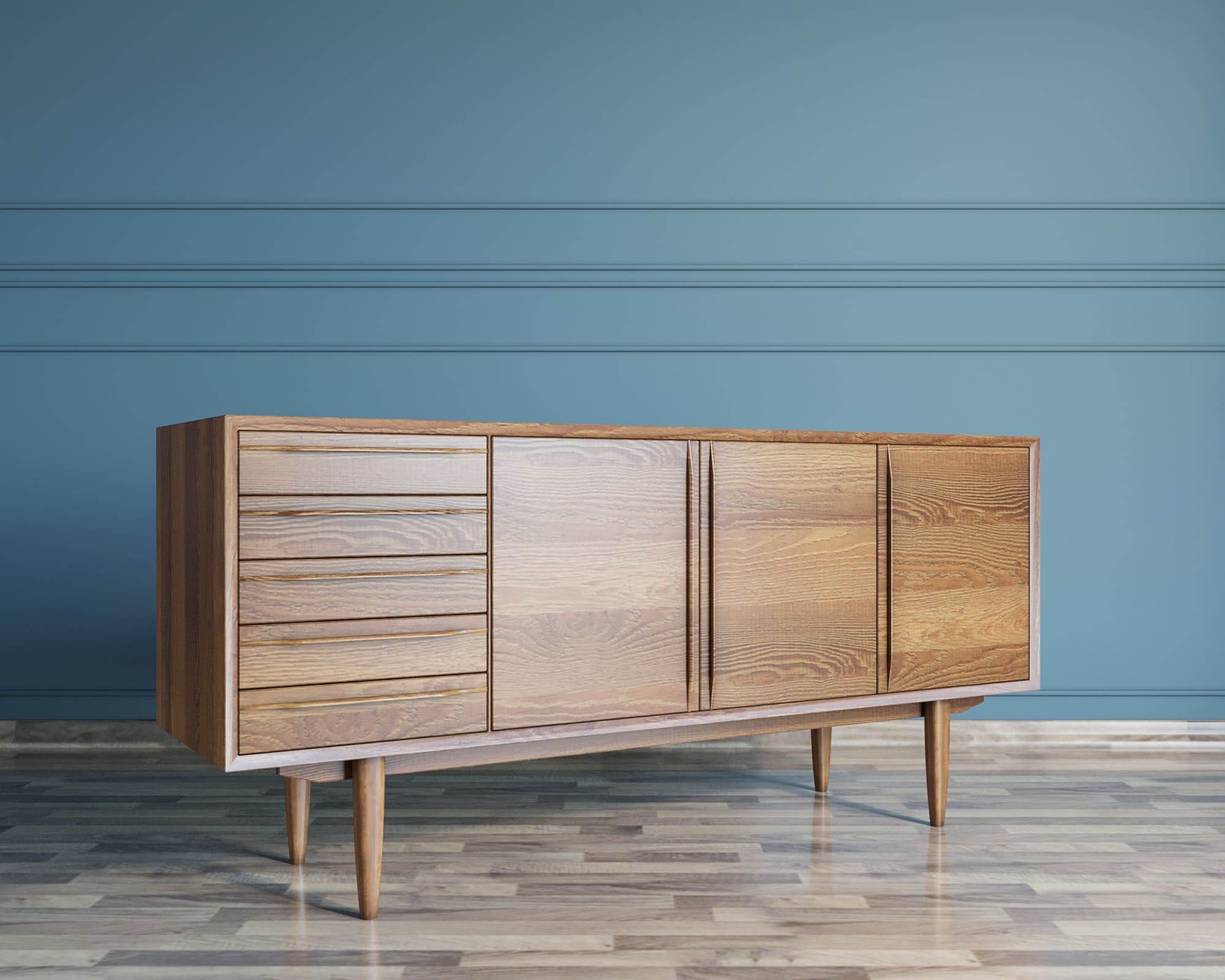 фото Комод "Bruni" три дверки арт BR04