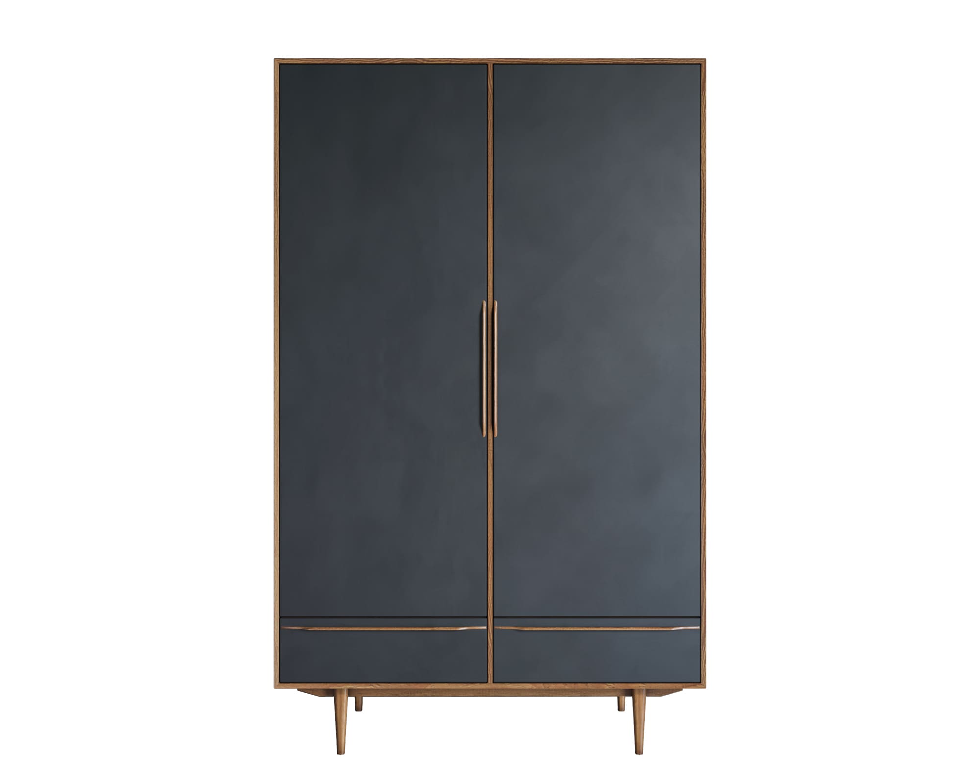 купить Шкаф двустворчатый "Bruni Black" с двумя ящиками арт BR27/2Black в интернет-магазине в Москве купить Шкаф двустворчатый "Bruni Black" с двумя ящиками арт BR27/2Black в интернет-магазине