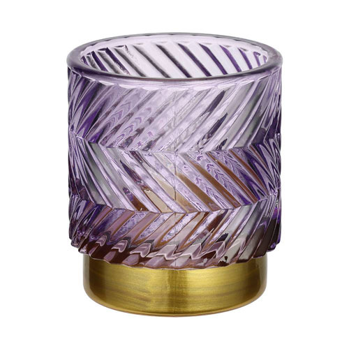 422505 Подсвечник рождественский BEZAMBY, стекло, металл/фиолетовый,золото, 70?80х70 мм в Москве 422505 Подсвечник рождественский BEZAMBY, стекло, металл/фиолетовый,золото, 70?80х70 мм