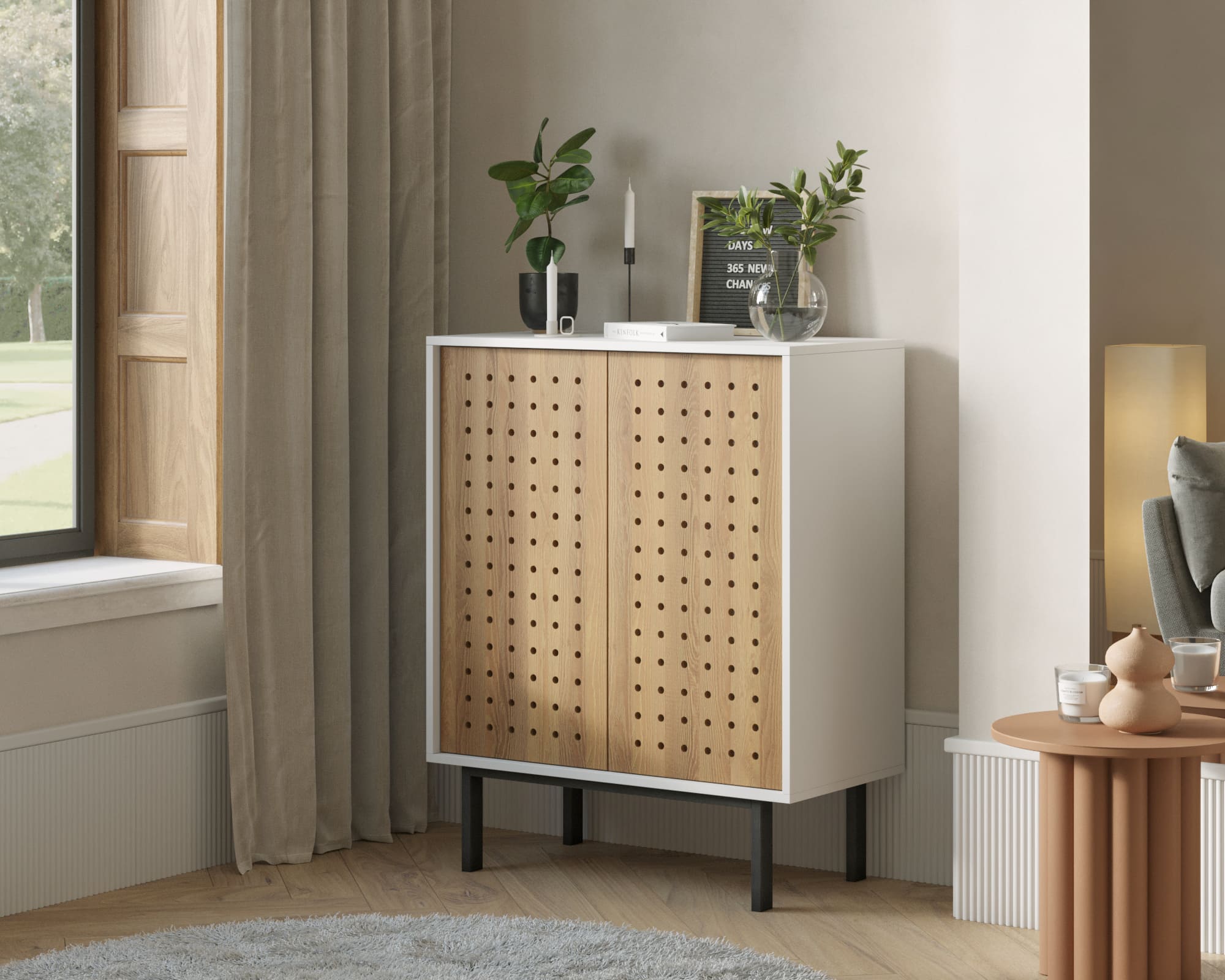 заказать Комод высокий с дверками KOTO арт KT14