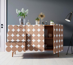 купить Комод "Berber" с двумя дверками и ящиками принт 17 арт BB17/Print_17