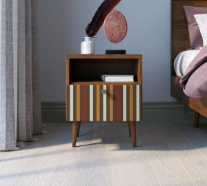 купить Тумбочка "Berber" с одним ящиком 20 принт арт BB06/Print_20, разноцветная