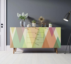 Комод "Berber" с ящиками 16 принт арт BB14/Print_16