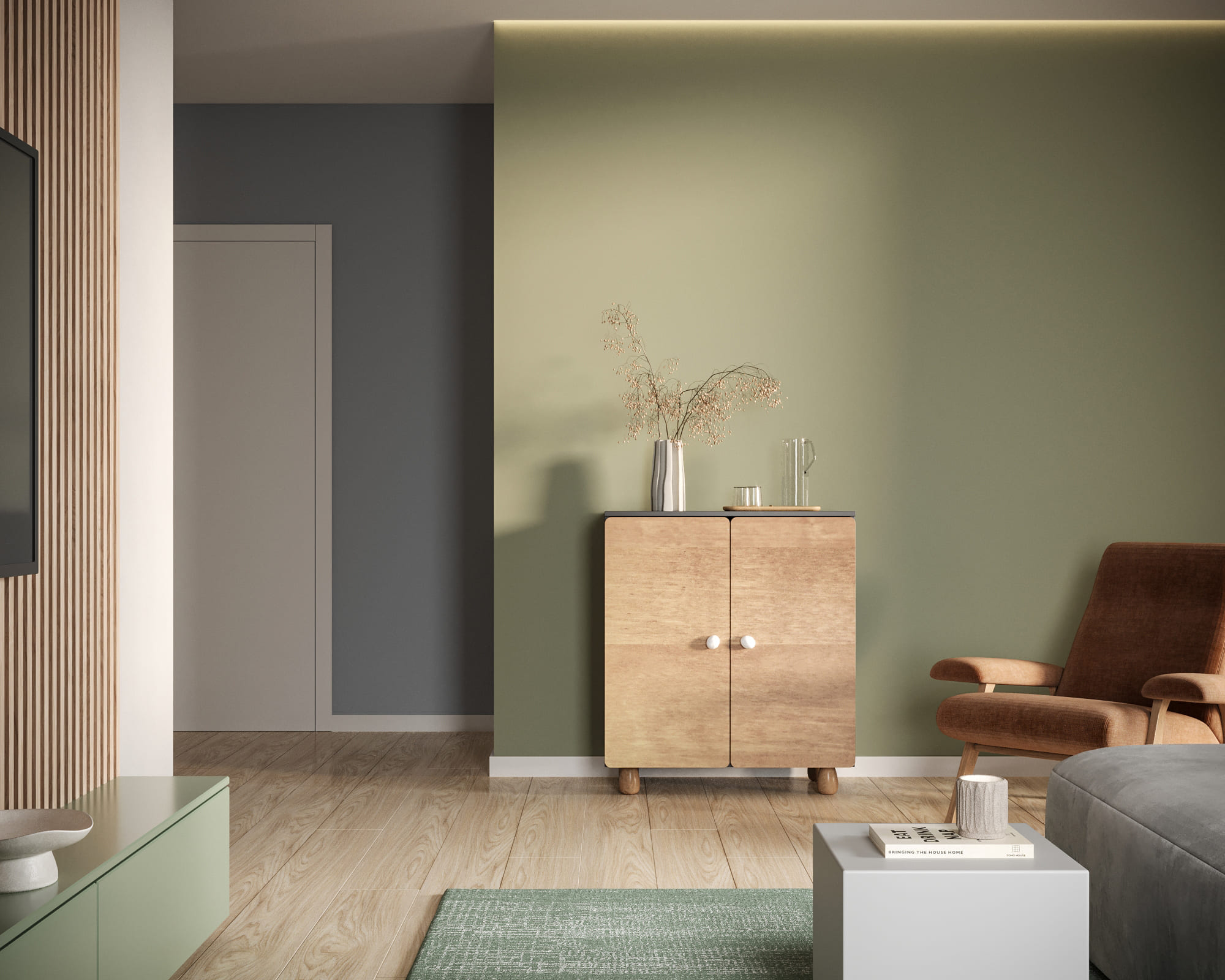 Комод с двумя дверками "Split" SP02 в интернет-магазине