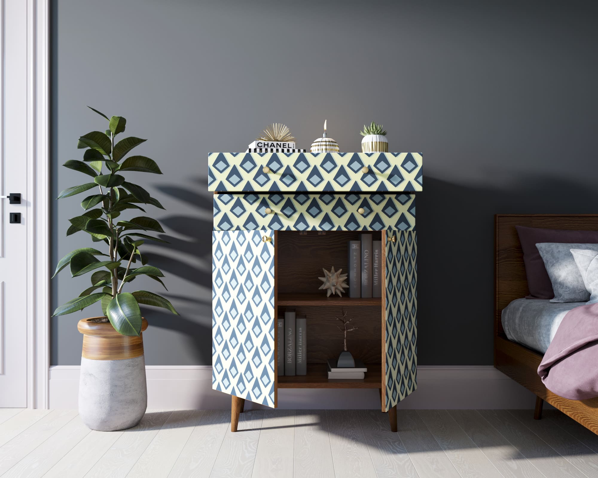 Комод "Berber" большой принт 13 арт BB12/Print_13 в интернет-магазине