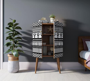 купить Комод на высоких ножках "Berber" 19 принт арт BB09/Print_19