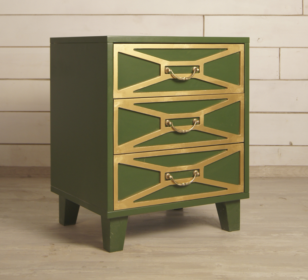 купить Прикроватная тумба "Emerald" арт DSC10523ETG Зеленый в Москве купить Прикроватная тумба "Emerald" арт DSC10523ETG Зеленый