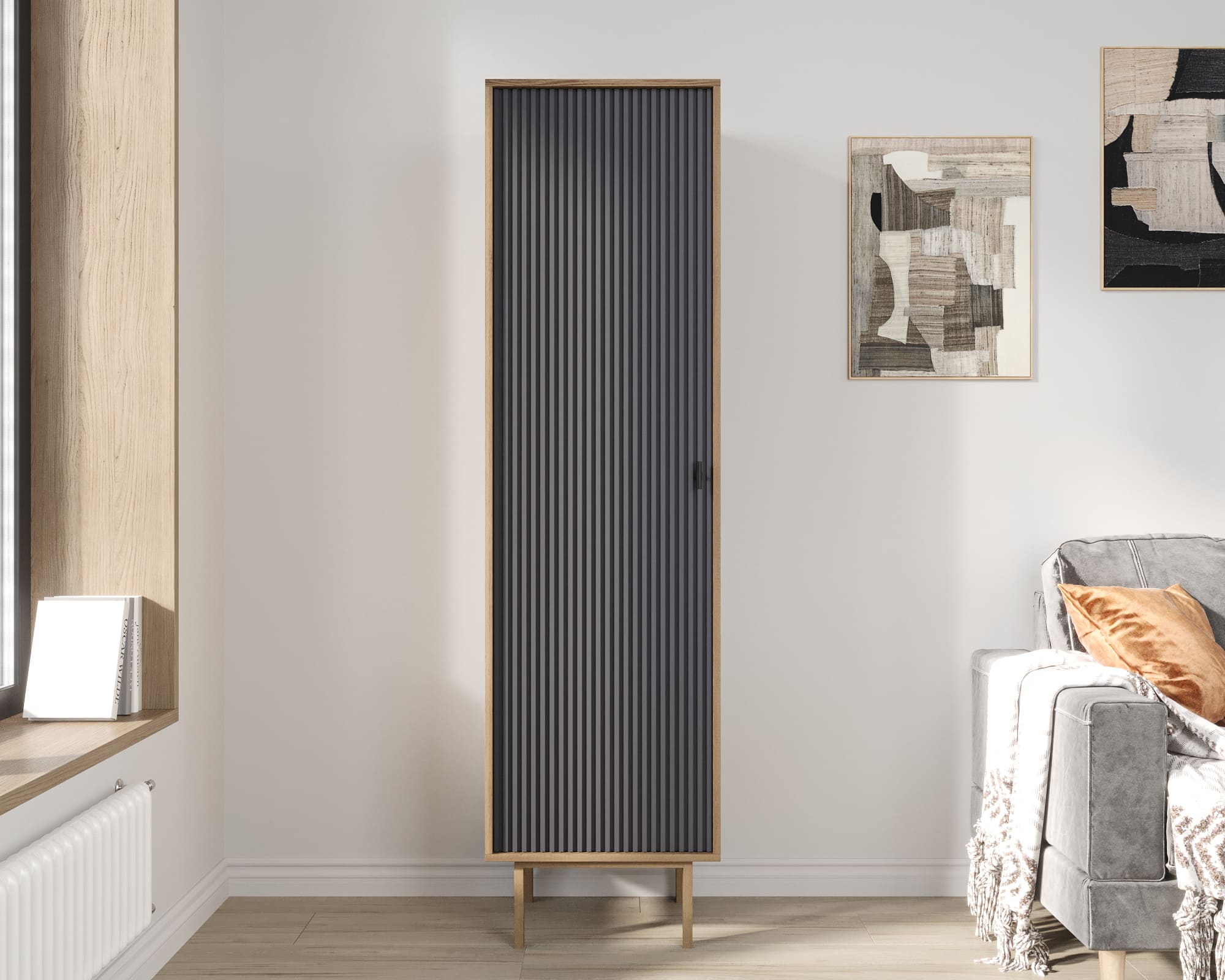 Шкаф c одной дверкой "Emerson" арт EM101/7024/L в интернет-магазине в Москве Шкаф c одной дверкой "Emerson" арт EM101/7024/L в интернет-магазине