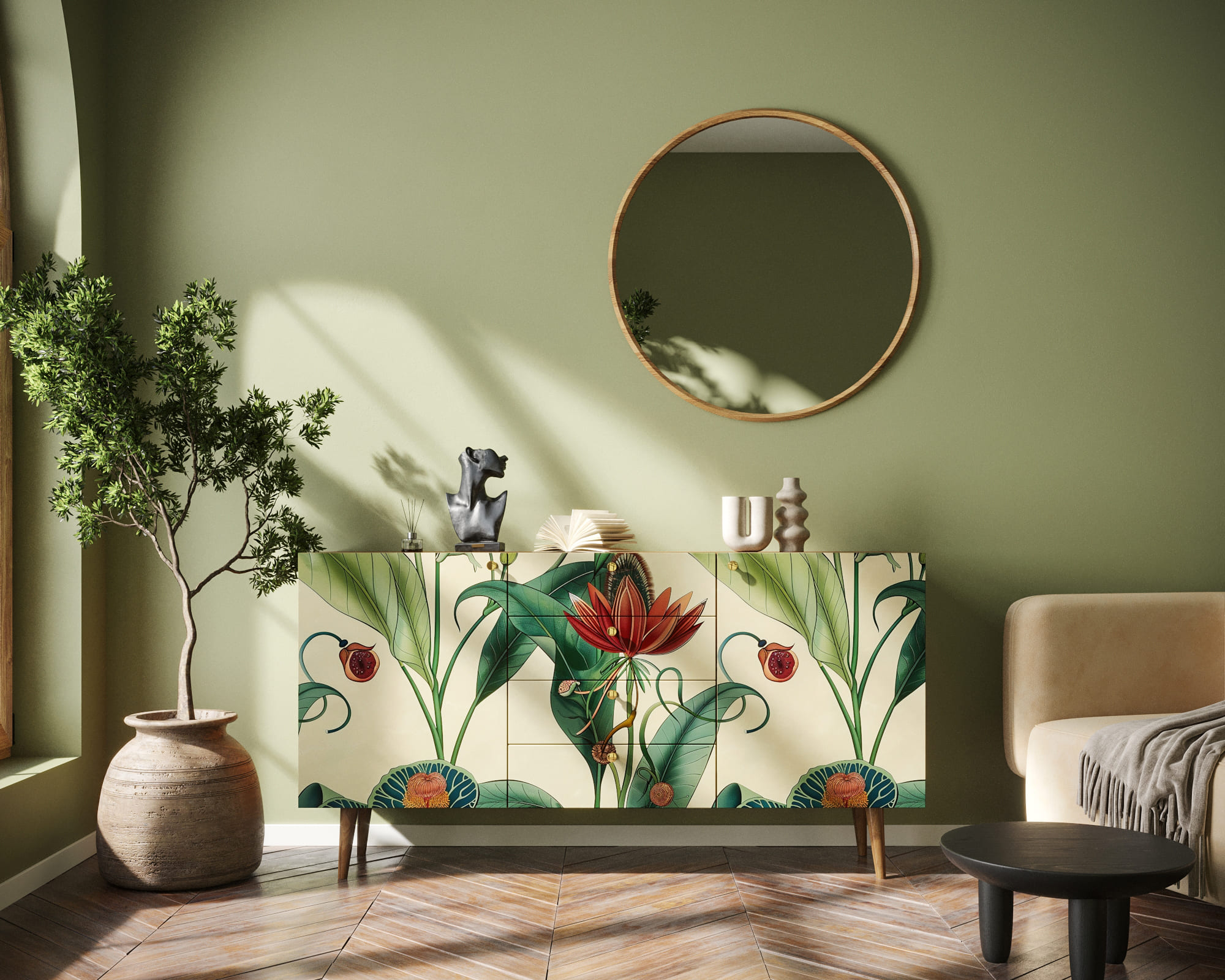 Комод "Berber" с ящиками арт BB14/Print_55 в интернет-магазине