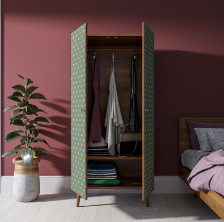 Шкаф малый двухстворчатый "Berber" принт 12 арт BB08/Print_12 в Москве Шкаф малый двухстворчатый "Berber" принт 12 арт BB08/Print_12