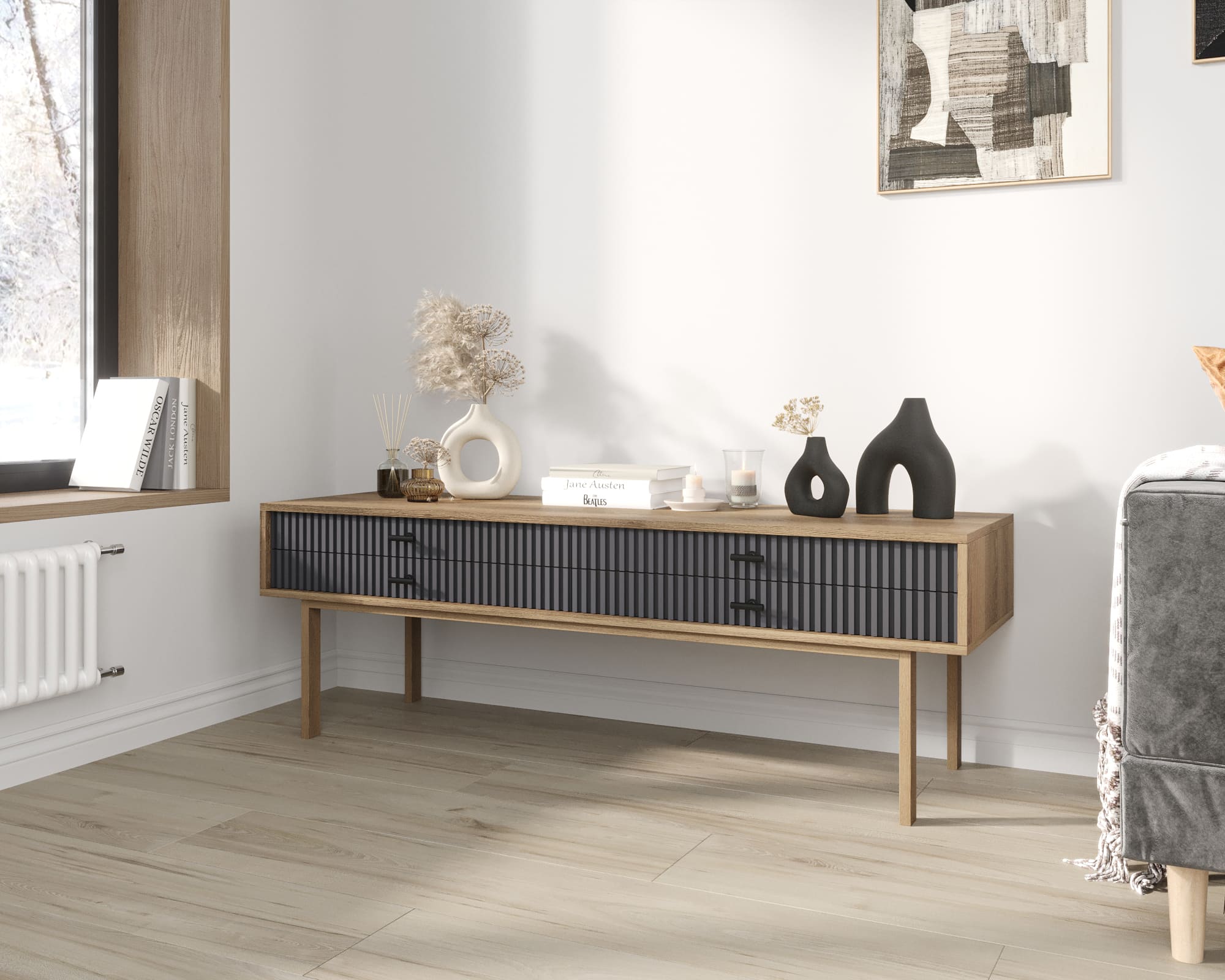 заказать Консоль с двумя ящиками "Emerson" арт EM23/7024/L в Москве заказать Консоль с двумя ящиками "Emerson" арт EM23/7024/L