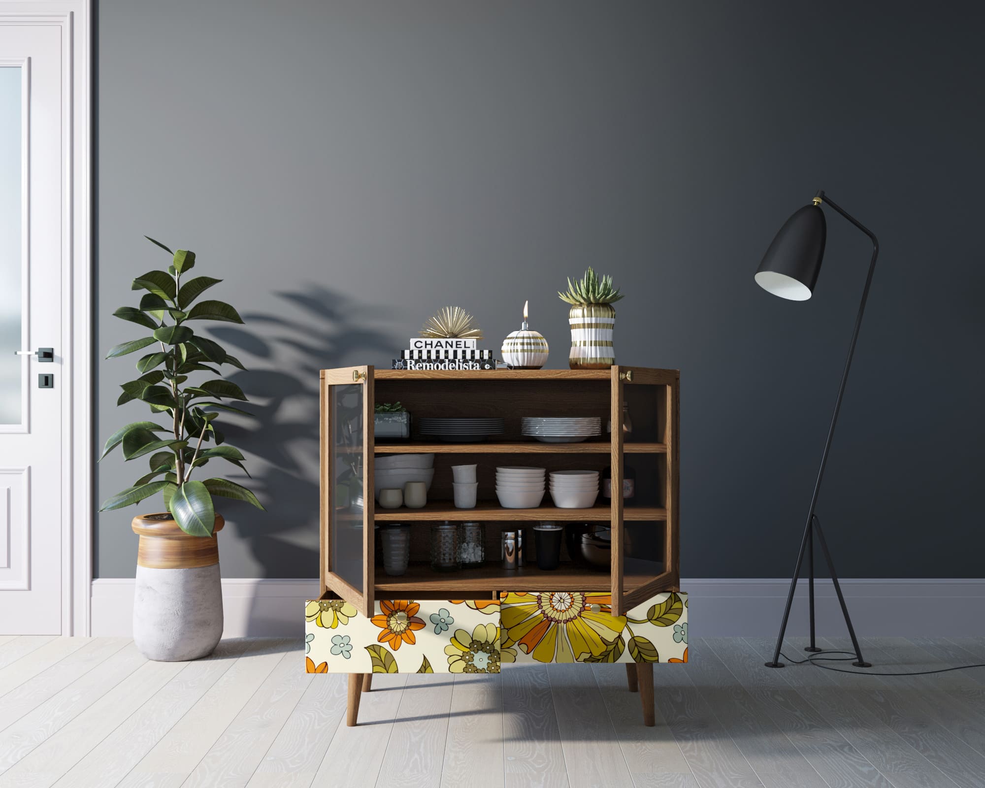 купить Буфет низкий "Berber" принт 47 арт BB47/Print_47