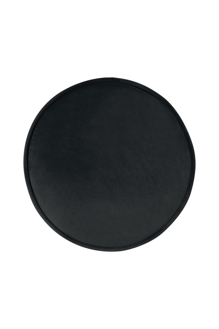 Пуф Pearl Adorn Black на черных ножках в интернет-магазине