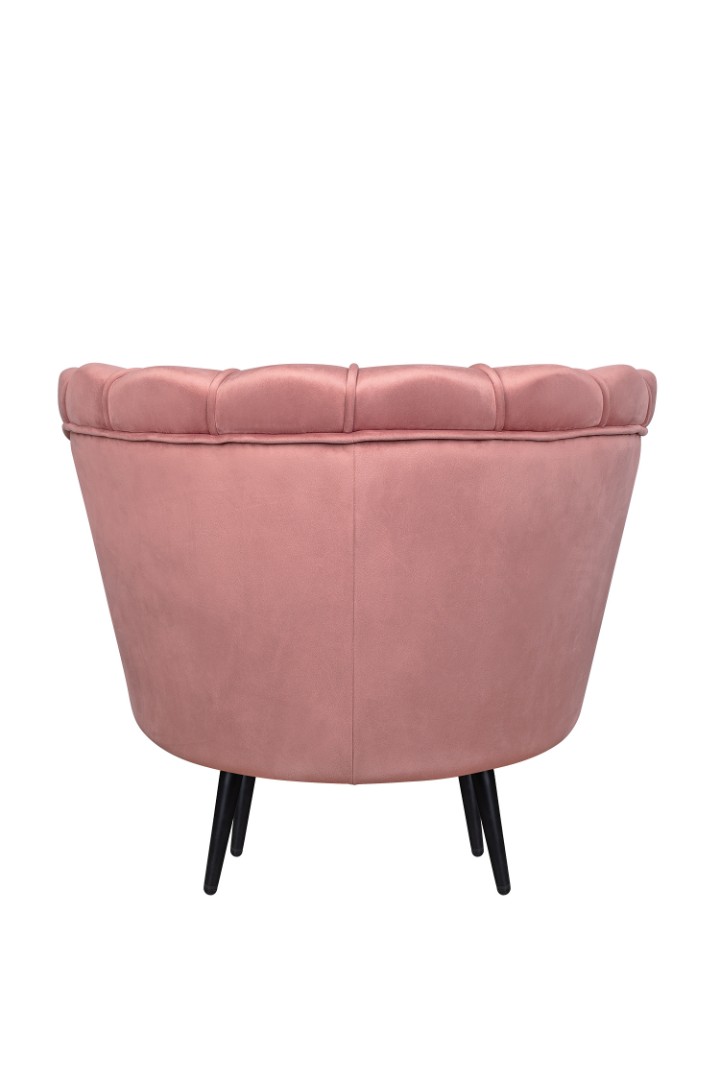 Низкое кресло ракушка Pearl Pink V3 на черных ножках в интернет-магазине в Москве Низкое кресло ракушка Pearl Pink V3 на черных ножках в интернет-магазине