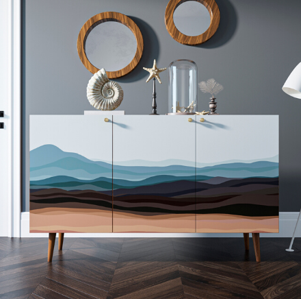 купить Комод "Berber" три дверки 11 принт арт BB01/Print_11