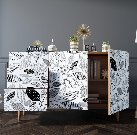 купить Комод "Berber" с двумя дверками и ящиками принт 9 арт BB17/Print_09