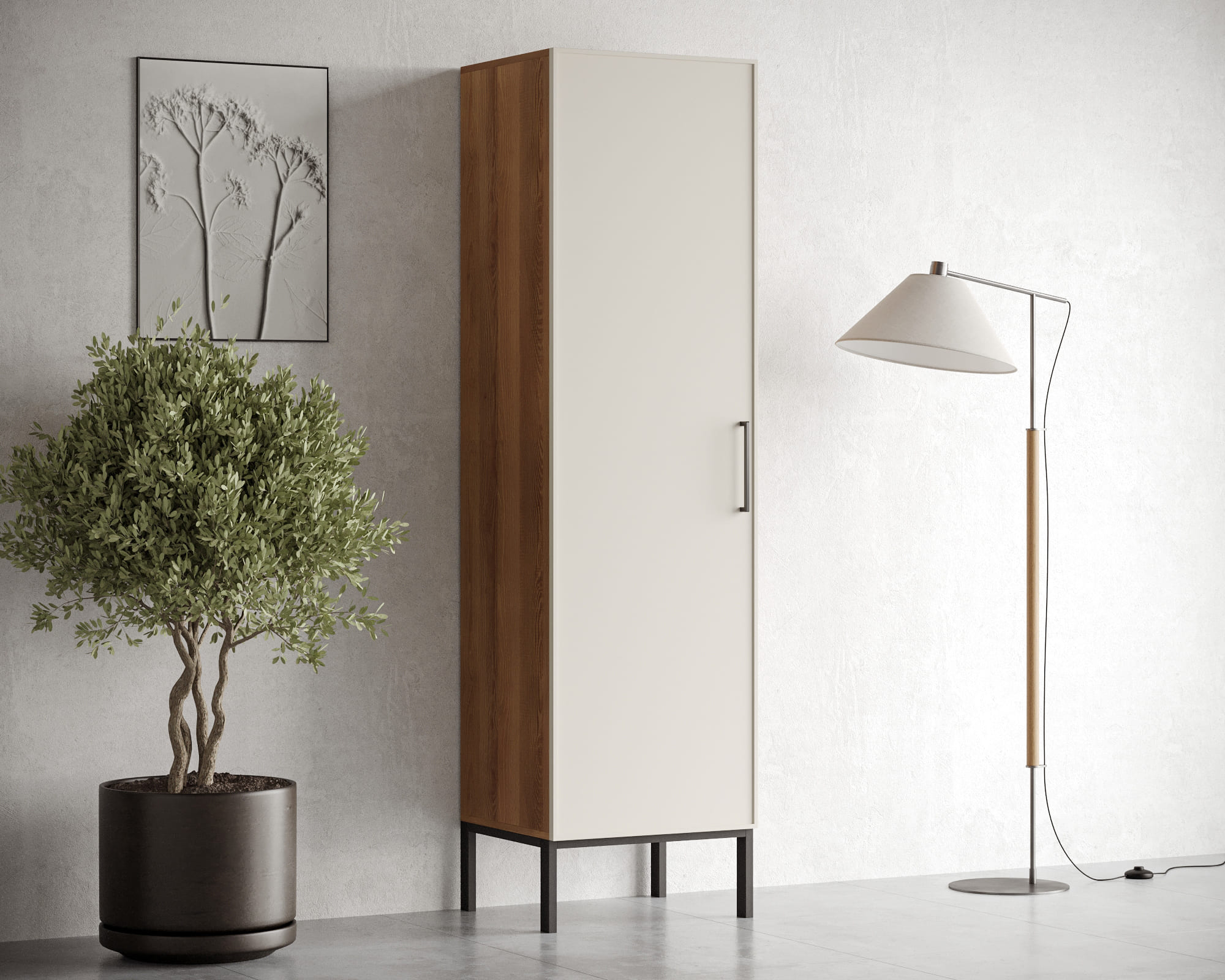 заказать Шкаф c одной дверкой "Nicole" арт NEM101 в Москве заказать Шкаф c одной дверкой "Nicole" арт NEM101