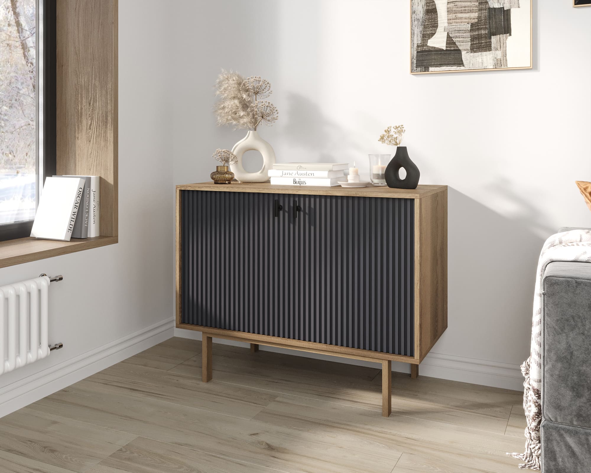 заказать Комод с двумя дверками "Emerson" арт EM02/7024/L