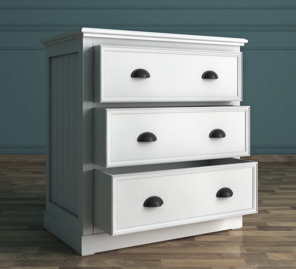 купить Комод "Palermo" с тремя ящиками малый арт PL1035