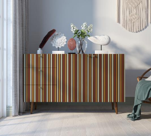 купить Комод "Berber" с двумя дверками и ящиками принт 20 арт BB17/Print_20