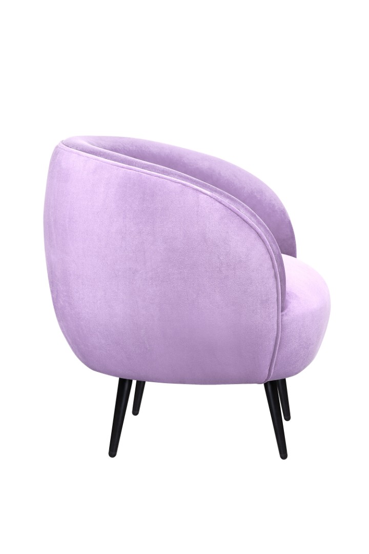 заказать Мягкое кресло Benee Purple на черных ножках в Москве заказать Мягкое кресло Benee Purple на черных ножках