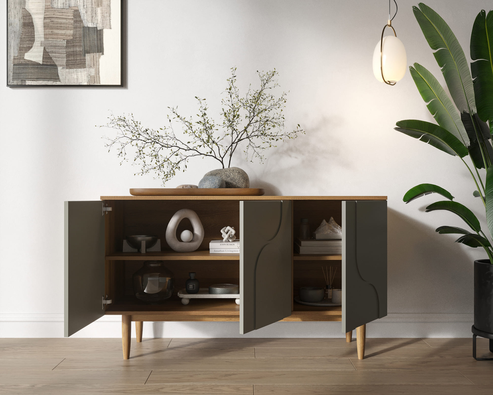 купить Комод с тремя дверками "Arka" AR03-F2