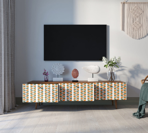 купить Комод "Berber" с ящиками низкий под TV 23 принт арт BB19/Print_23 в Москве купить Комод "Berber" с ящиками низкий под TV 23 принт арт BB19/Print_23