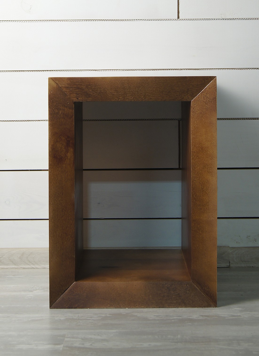 Тумба прикроватная в стиле Лофт "Gouache" арт ETG10523, цвет - орех в интернет-магазине