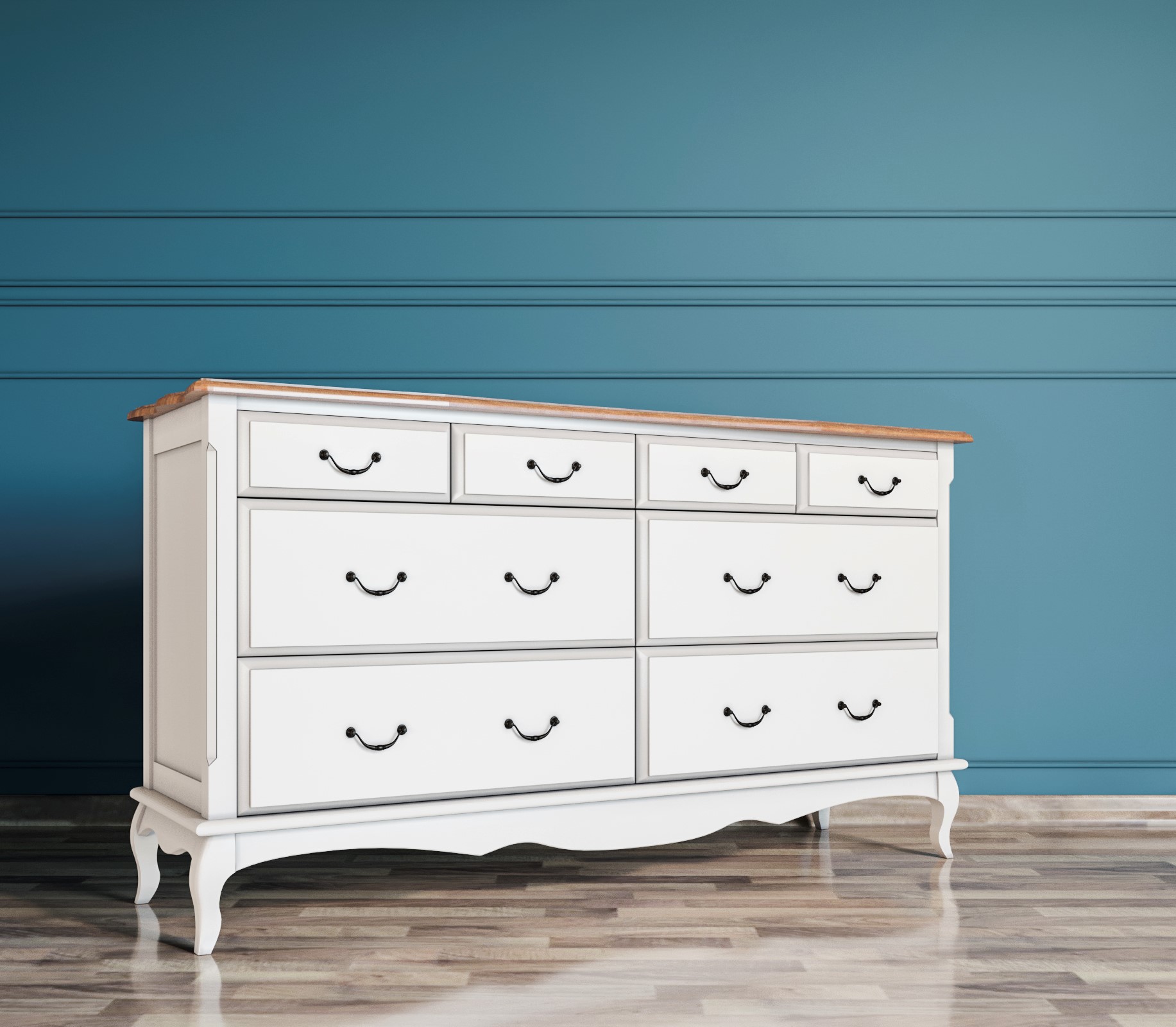 заказать Большой комод «Leontina» на восемь ящиков арт ST9335/2