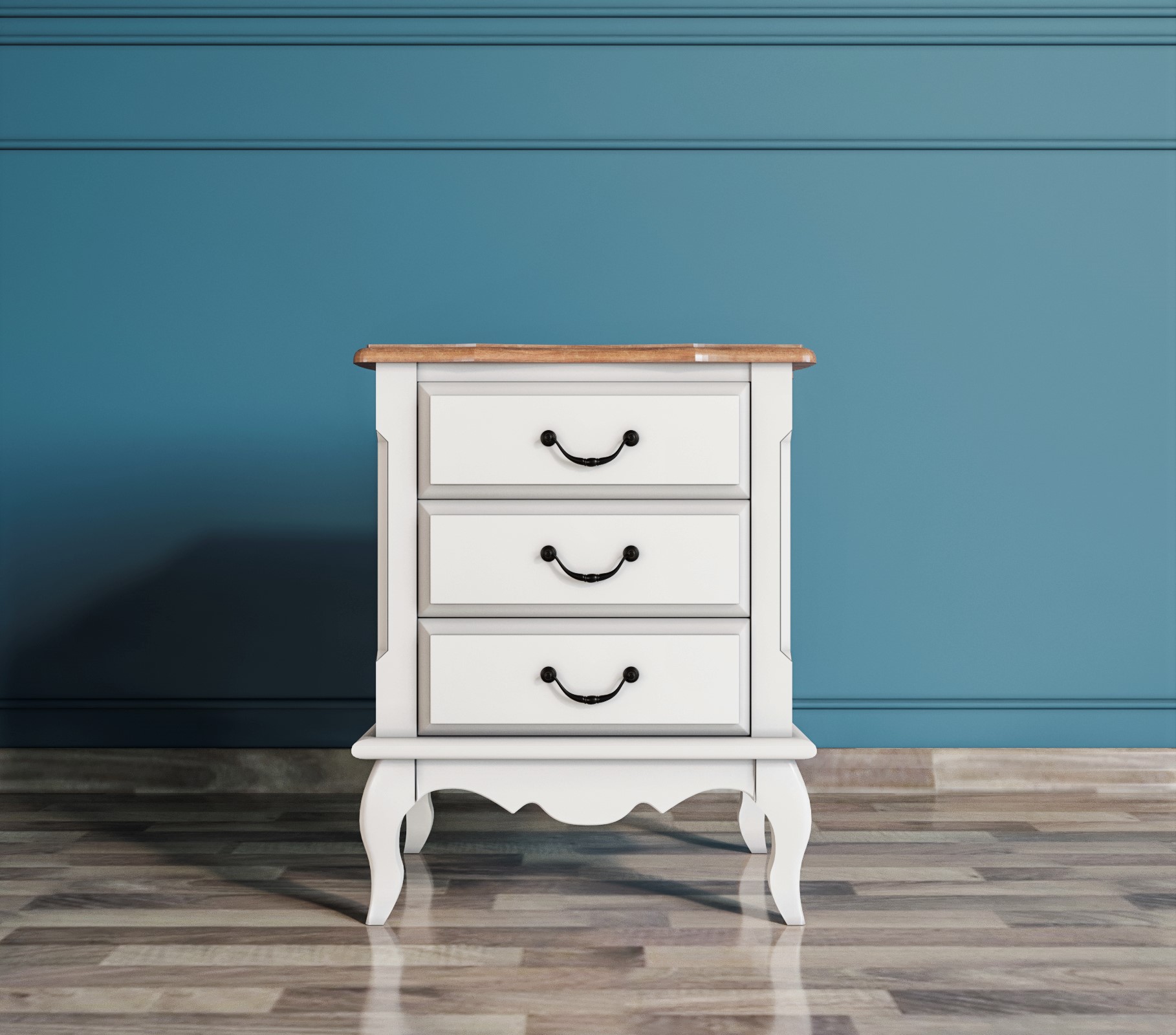 Прикроватная тумба Leontina на три ящика арт ST9302/3 в интернет-магазине