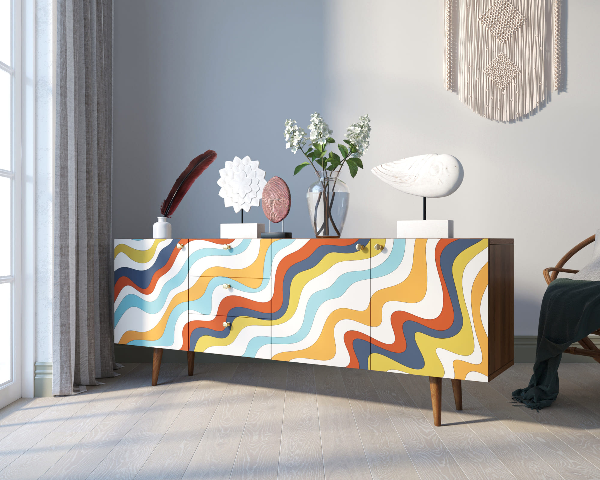 фото Комод "Berber" удлиненный принт 21 арт BB11/Print_21 в Москве фото Комод "Berber" удлиненный принт 21 арт BB11/Print_21